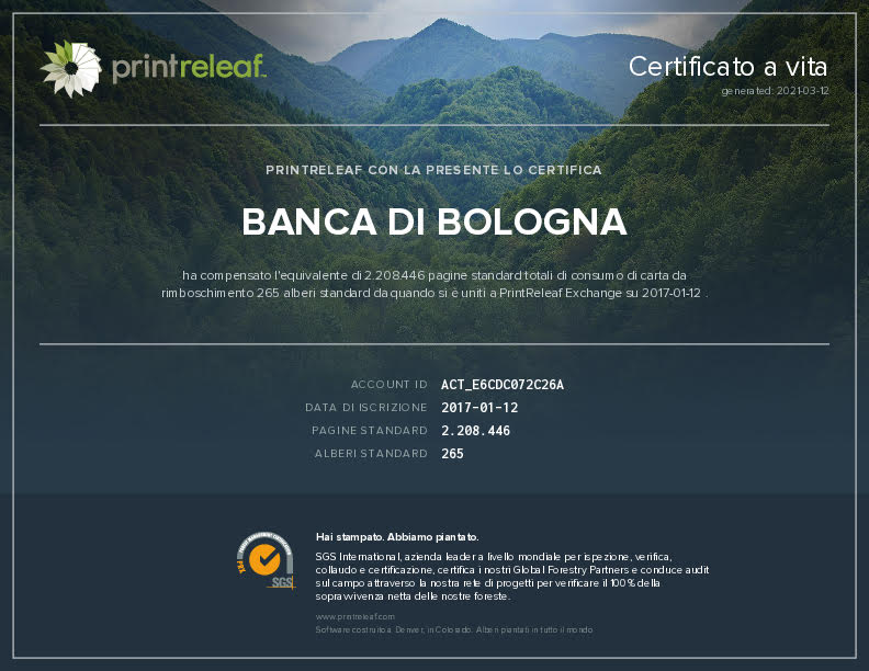 Begreen Banca Di Bologna