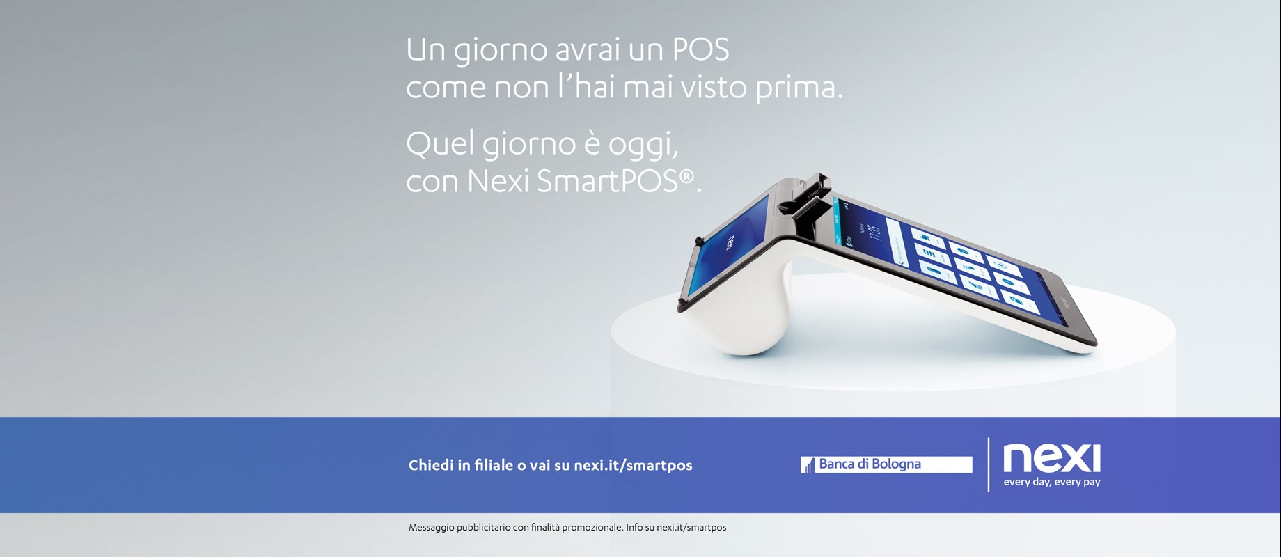 SmartPos di Nexi, la vera rivoluzione nei pagamenti che ti consente di accettare tutti i pagamenti digitali compresi i buoni pasto. 