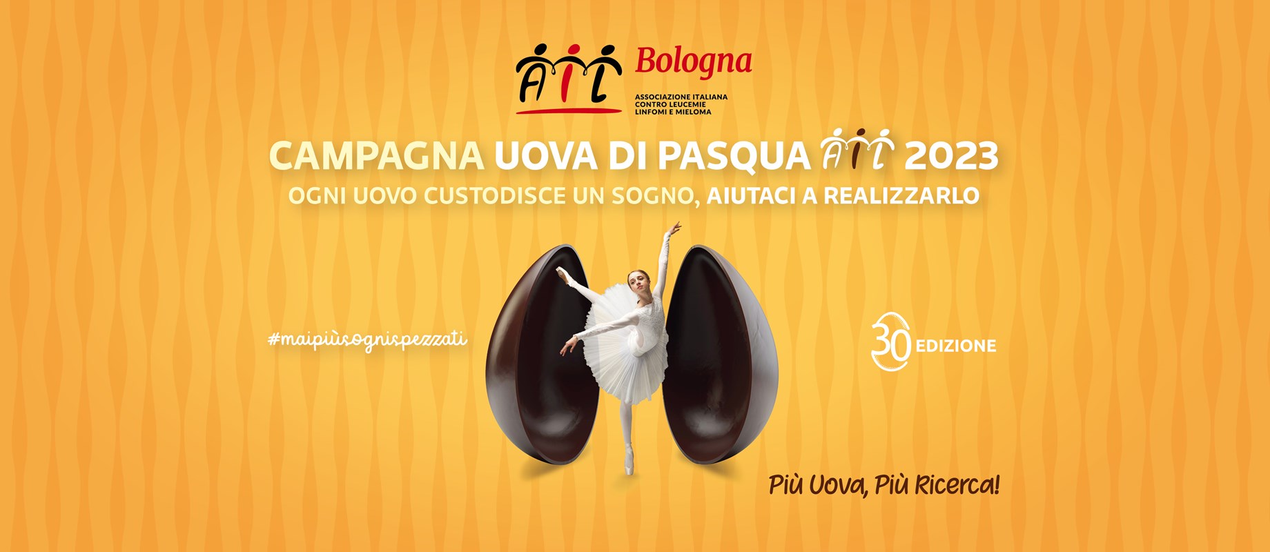 Banca di Bologna è a fianco di AIL Bologn a, a supporto della Campagna Uova di Pasqua e di un importante Progetto di Ricerca Scientifica 