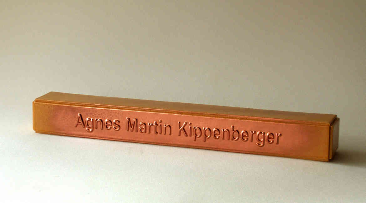 01 A Master S Span Agnes Martin Kippenberger