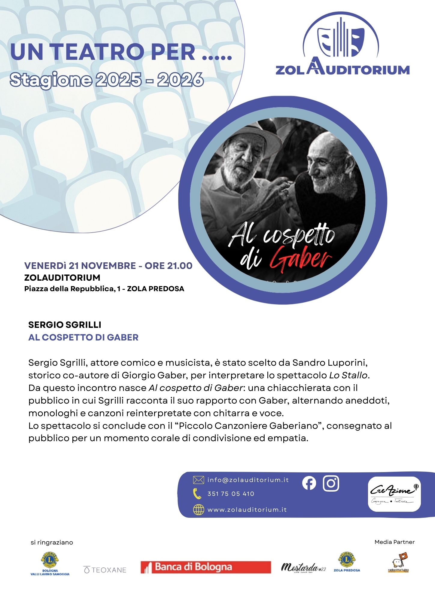 Sergio Sgrilli - Al cospetto di Gaber