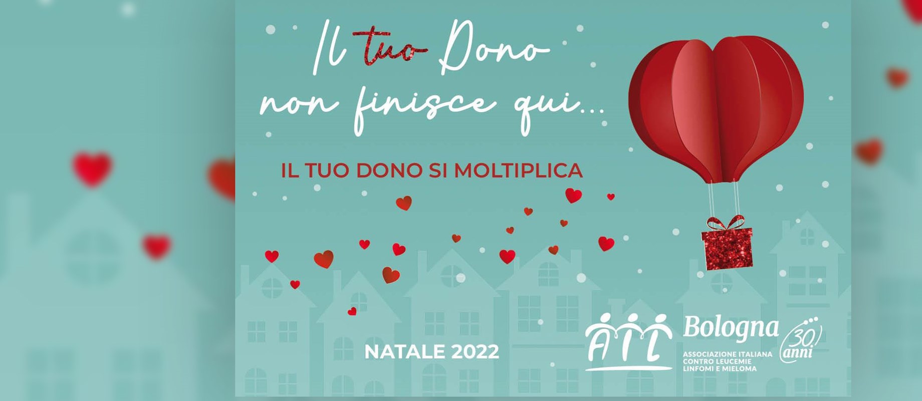 Banca di Bologna a sostegno della campagna di Natale di AIL 2022 Bologna 
